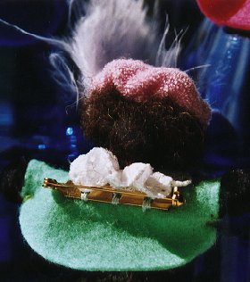 The backside of the 'Black-Peter-broches.